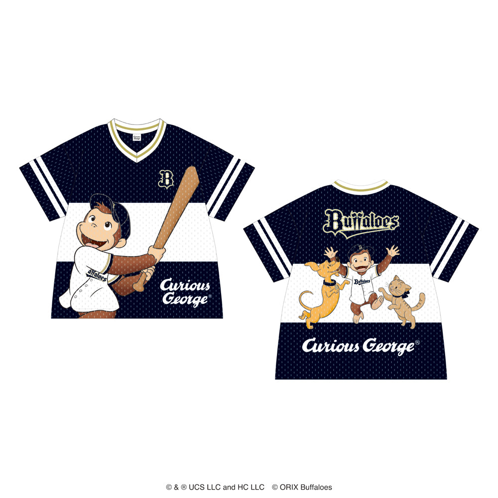 オリックス・バファローズ ベースボールシャツ (kids) / おさるのジョージ / 2026
