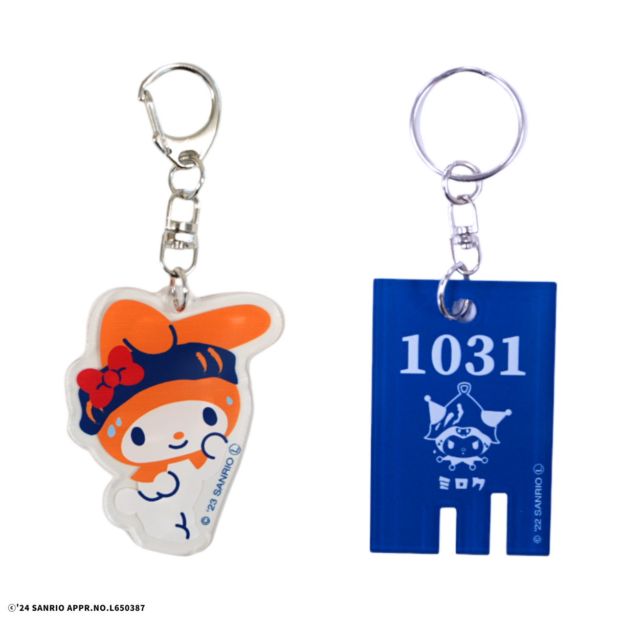 【選べるセット】サンリオキャラクターズ アクリルキーホルダー&銭湯風キーホルダー(ギフティ)