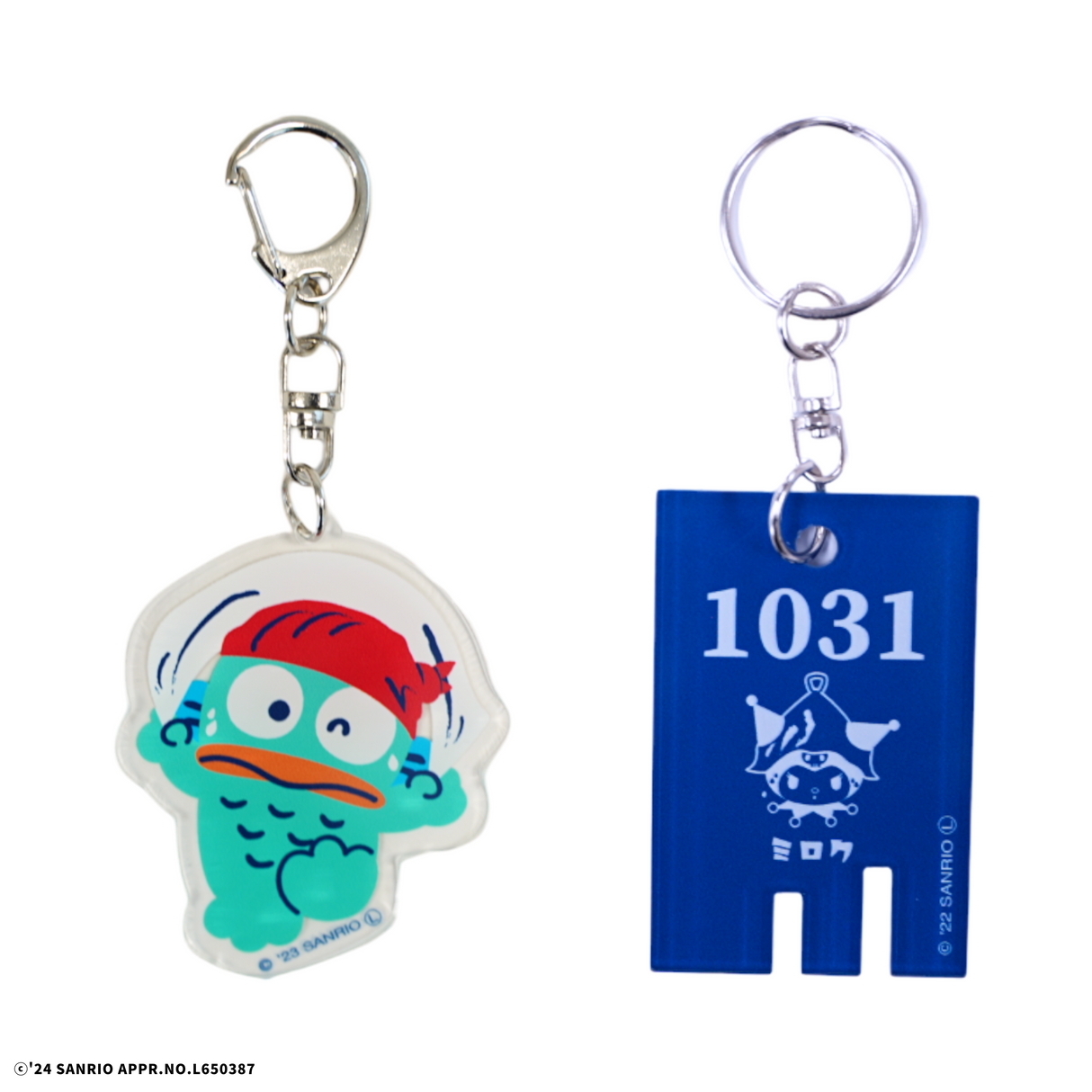 【選べるセット】サンリオキャラクターズ アクリルキーホルダー&銭湯風キーホルダー(ギフティ)