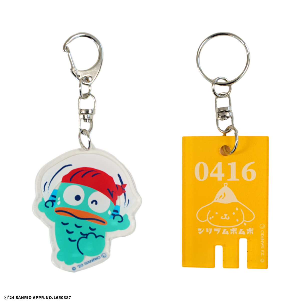 【選べるセット】サンリオキャラクターズ アクリルキーホルダー&銭湯風キーホルダー(ギフティ)