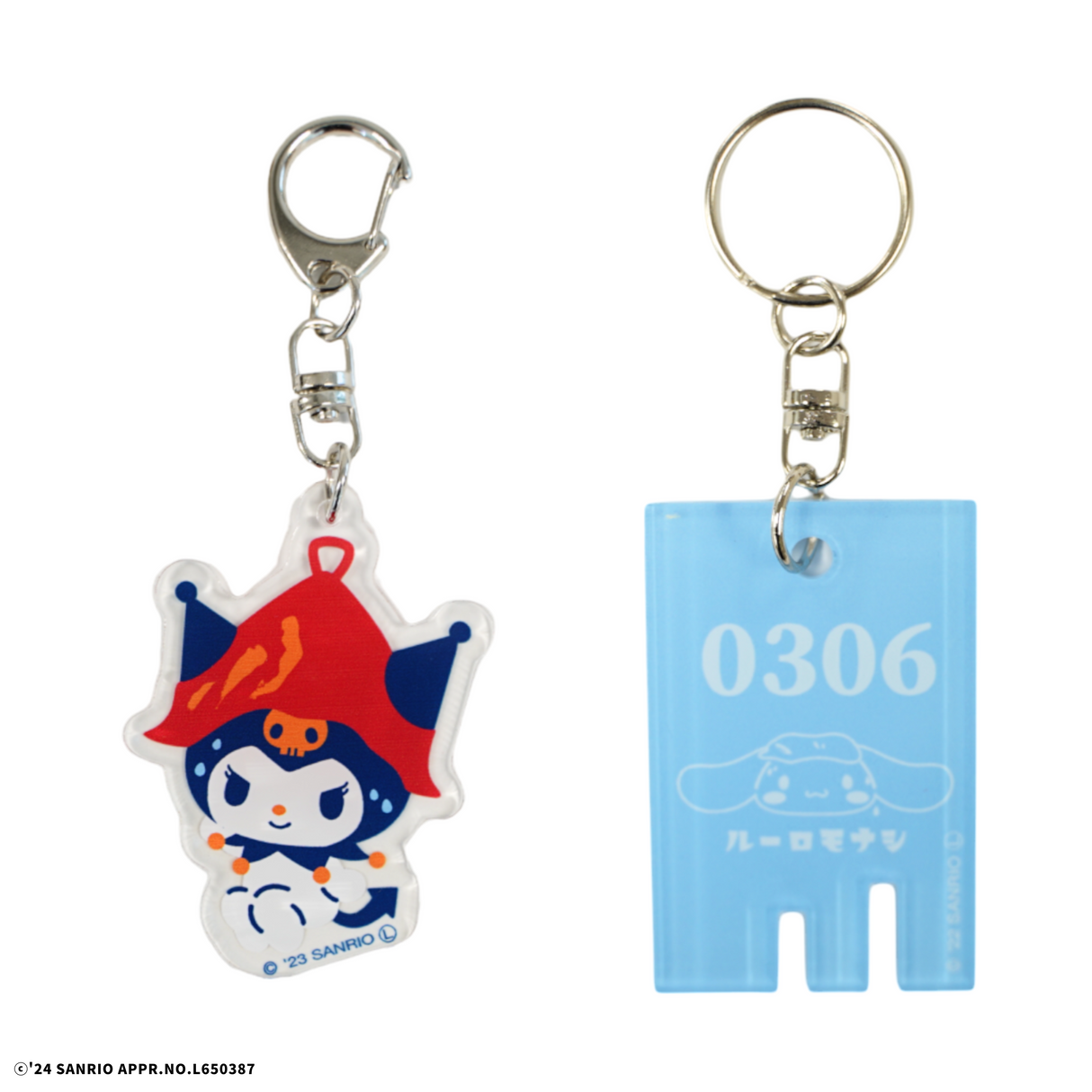 【選べるセット】サンリオキャラクターズ アクリルキーホルダー&銭湯風キーホルダー(ギフティ)