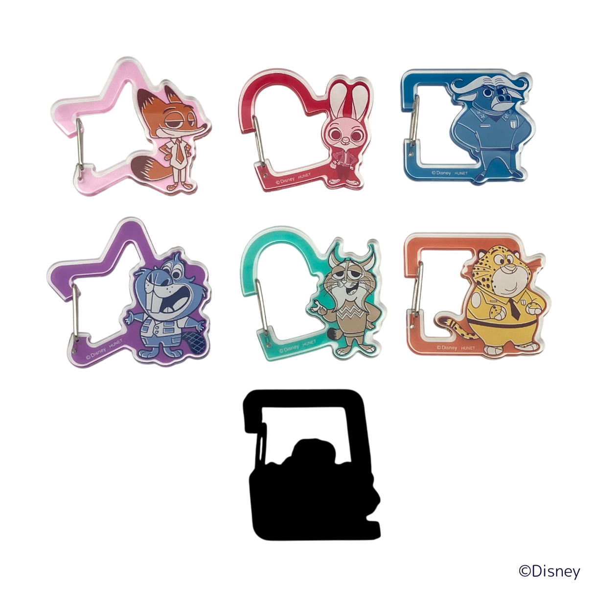 アクリルカラビナコレクション(全7種) ズートピア2(単品)