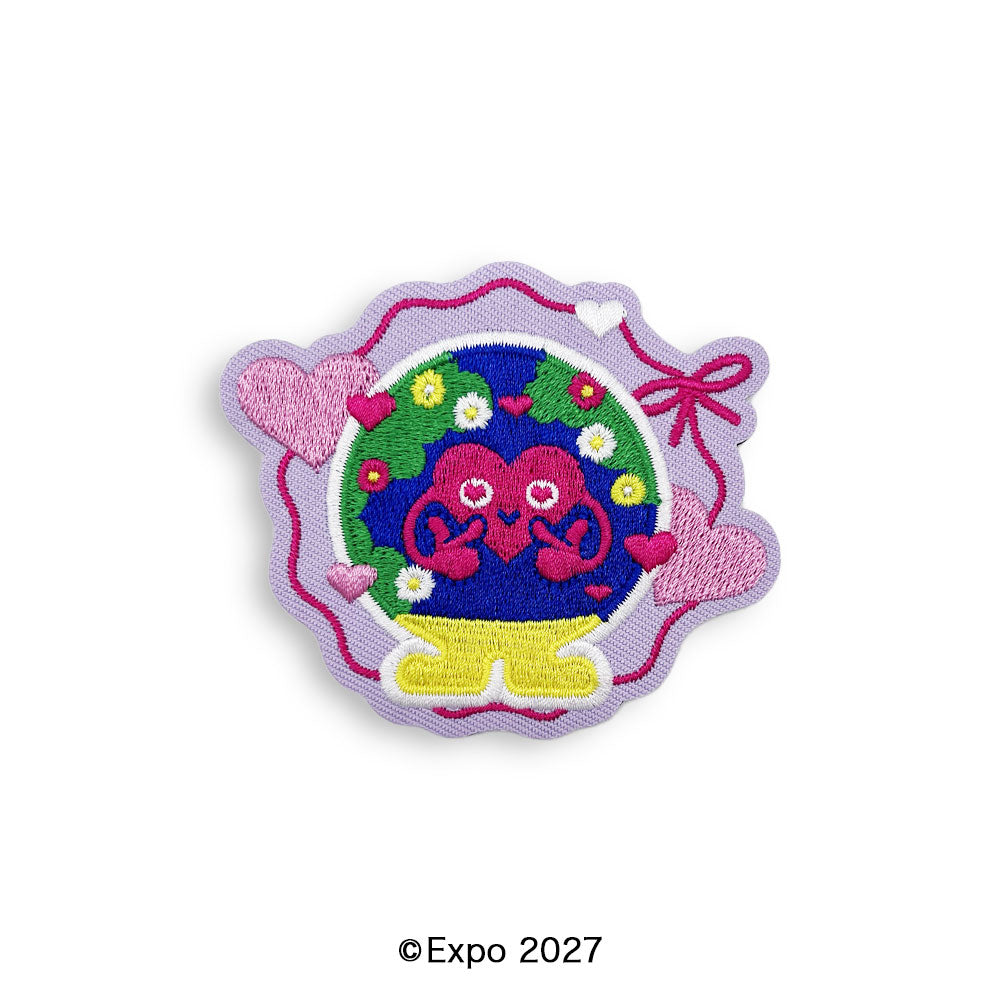 刺繍マグネット(ハート)