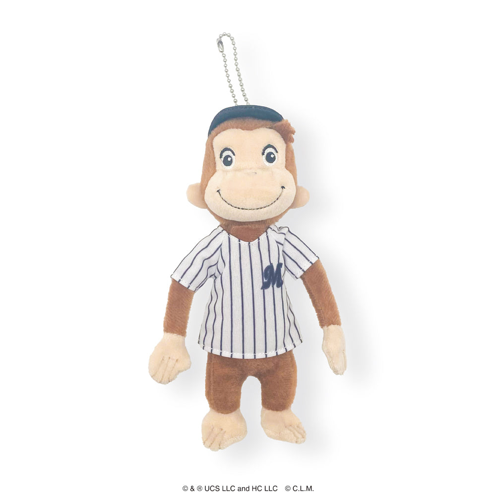 おさるのジョージ パ・リーグ 6球団 ボールチェーン付きぬいぐるみ おさるのジョージ パ・リーグ 6球団 ボールチェーン付きぬいぐるみ