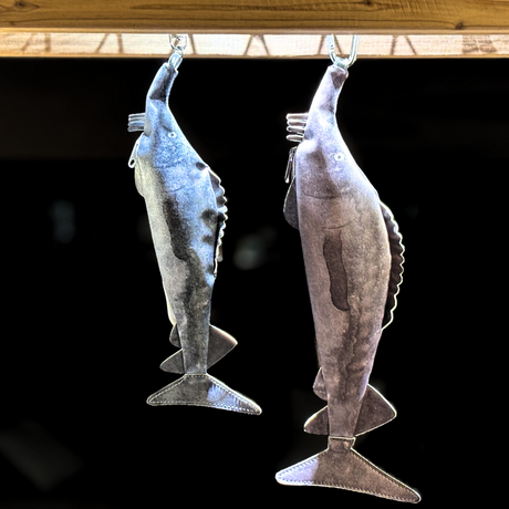 おさかなポーチ＆エコバッグ　チョウザメ