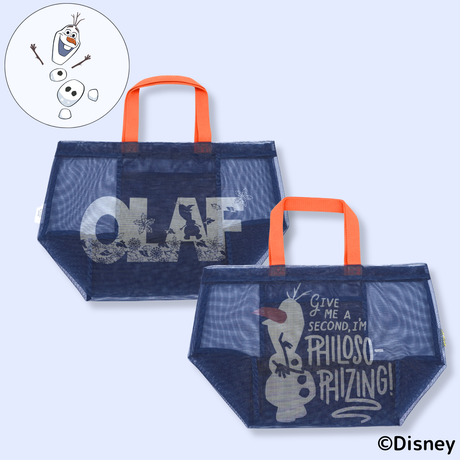 メッシュトートバッグ（ベイマックス/オラフ）ディズニー - ME TIME