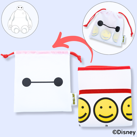 巾着付きサウナマット（ベイマックス/オラフ）ディズニー - ME TIME