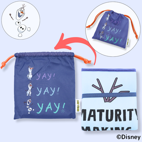 巾着付きサウナマット（ベイマックス/オラフ）ディズニー - ME TIME