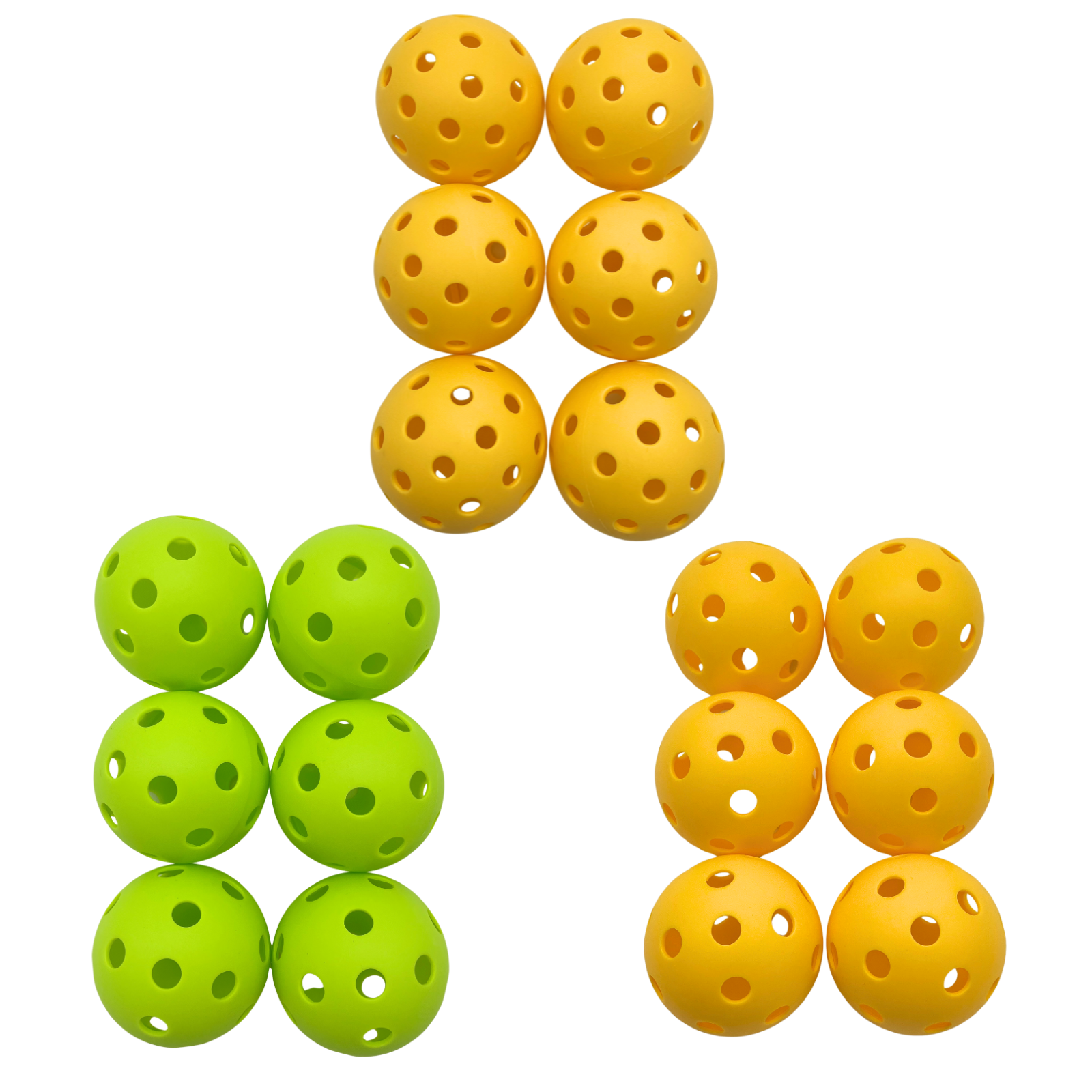 ピックルボール X-ACE 9個セット 屋内用ボール 26ホール